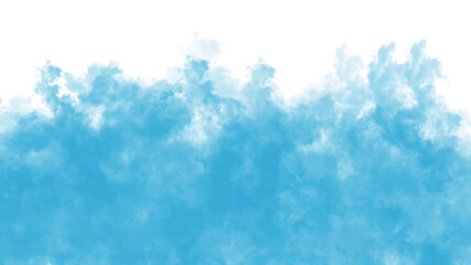 Bright Blue Textured Border Abstract Shape graphic design isolated on a transparent background