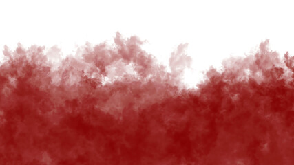 Bright Red Textured Border abstract crimson isolated on a transparent background