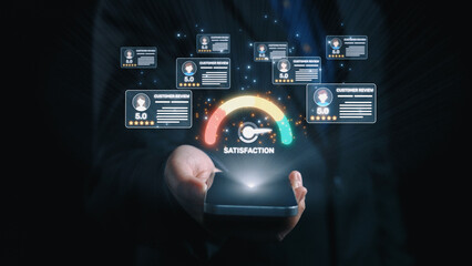 Customer experience review analysis, customer satisfaction improvement, feedback data evaluation,...