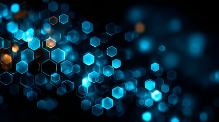 Fondo con figuras hexagonales