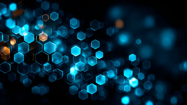Fondo con figuras hexagonales