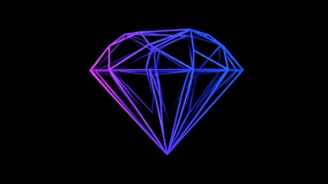 Abstract diamond shape