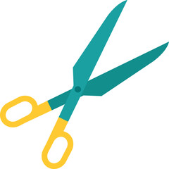 illustration of scissors isolated on white background 