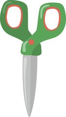 illustration of scissors isolated on white background 