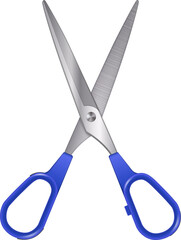 illustration of scissors isolated on white background 