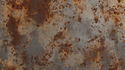 Rustic Metal Texture: A close-up shot reveals a richly textured, weathered surface of aged metal, displaying intricate patterns of rust, decay, and the passage of time.