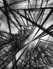 steel structure of the roof