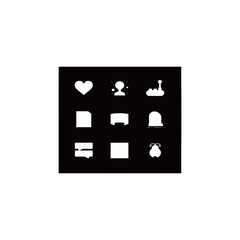 MODERN ICON SET VECTOR