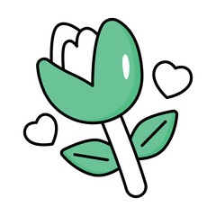 Love Colored Outline Icons