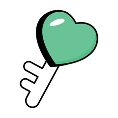 Love Colored Outline Icons