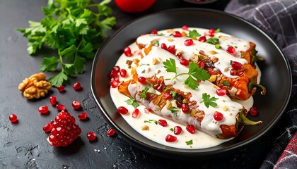 Roasted Peppers in Creamy Sauce