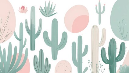 seamless pattern with flowers