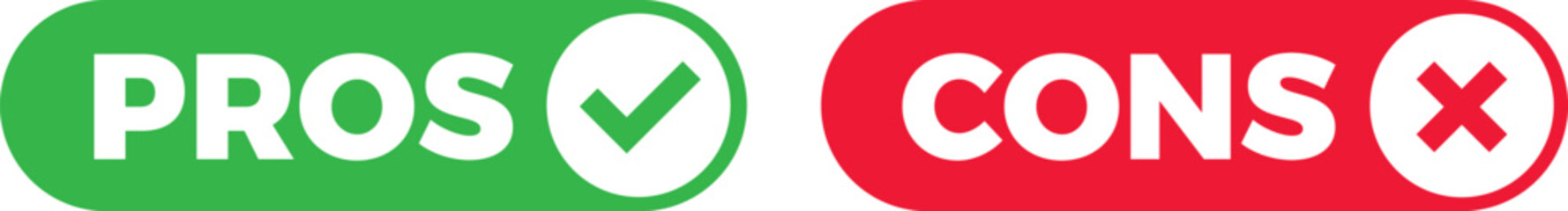 thumbs up and thumb down tick cross YES NO ok true false wrong correct pros and cons. advantages disadvantages list template . transparent png and vector illustration