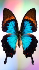 Vibrant butterfly wings