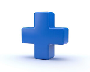 Obraz premium The Significance of the Blue Plus Symbol in Healthcare and Wellness Solutions