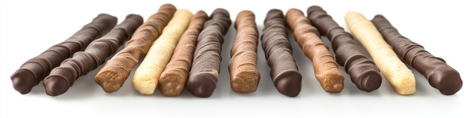 Indulge in delicious chocolate-dipped biscuit sticks perfect for snacks, desserts, and gourmet treats, offering a satisfying crunch and sweet delight