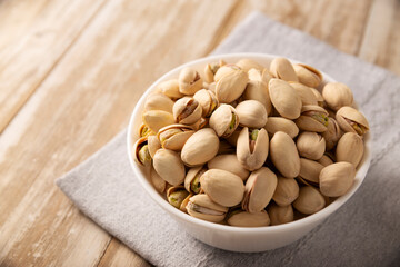 Pistachios. A healthy snack, an important source of vegetable protein, fiber, healthy fats, vitamins, and minerals. They can be eaten as a snack or as an ingredient in a wide variety of recipes.