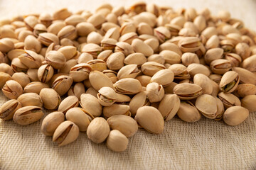 Pistachios. A healthy snack, an important source of vegetable protein, fiber, healthy fats, vitamins, and minerals. They can be eaten as a snack or as an ingredient in a wide variety of recipes.