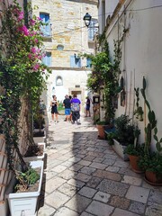 street in the old town of Italy- Bari