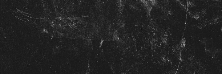Black grunge abstract background - Aged photo overlay layer with dust dirt scratches and scuffs design	
