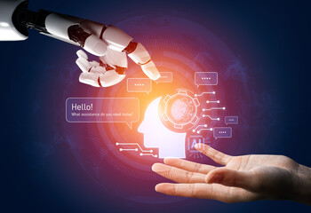 AI chatbot assists users with real-time conversations, providing automated answers, processing...