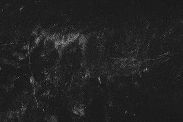 Black grunge abstract background - Aged photo overlay layer with dust dirt scratches and scuffs design	
