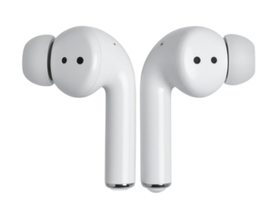 Minimalist Wireless Earbuds Symbol