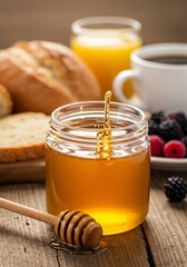 Golden Honey Drizzle A Sweet Start to the Day