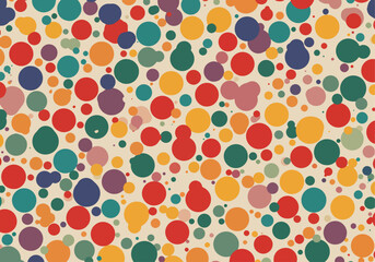 seamless background with circles