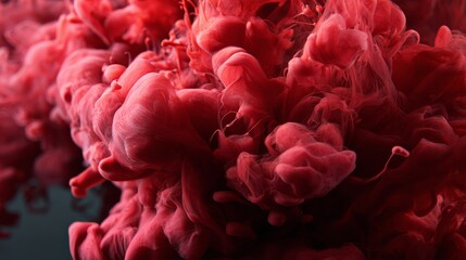 Red smoke lifestyle creative advertising photography dramatic abstract artistic design concept