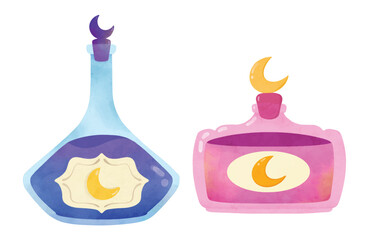 Halloween Moon Potion Elixir for Spooky October Festival Holiday Ornament