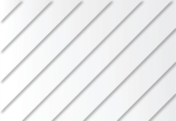 Fototapeta premium Modern abstract background with clean diagonal white stripes, minimal design, soft shadows, and gradient effect for business and creative use
