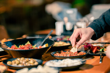 chef preparing food