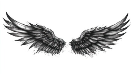 Pair angel wings design
