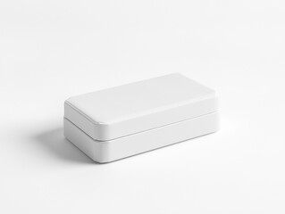 white package box isolated