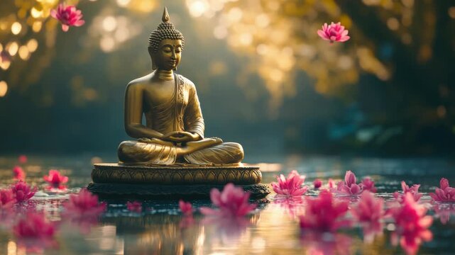 Buddha Statue Water