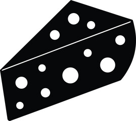 Yellow Cheese Wedge Holes Transparent Background