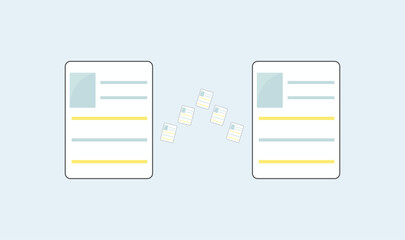 File transfer vector design
