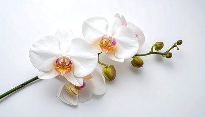 Close-up of a white orchid