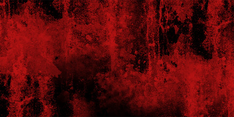 Dark Red Grunge Texture Background with Black Splatters and Rough Surface vector