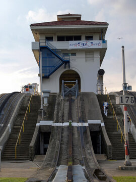 Panama Canal waterway 