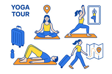 Explore relaxation and wellness on a transformative yoga tour in scenic locations with expert guidance and community connection