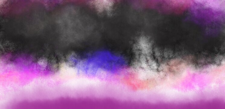 Fondo abstracto con color negro, azul blanco y rosa intenso.