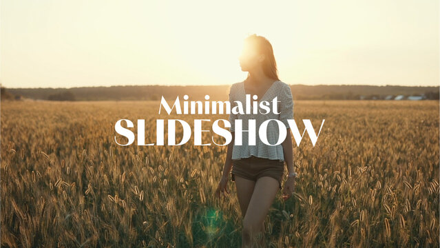 Minimal Animated Slideshow Template