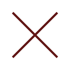 Red cross symbol. Red cross mark sign. Cross icons.