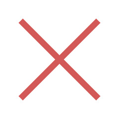 Red cross symbol. Red cross mark sign. Cross icons.