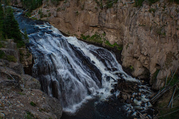 Obraz premium Gibbon Falls, Yellowstone