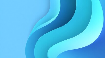 abstract blue wave background