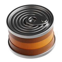 Food can icon with 3D style.
