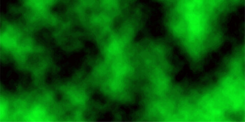 Dark abstract green background with glowing particles and motion blur lines of light